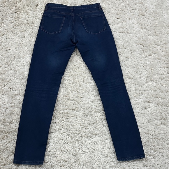 Women’s R Jeans High Rise Dark Blue Stretch Denim Jeans - Picture 4 of 10